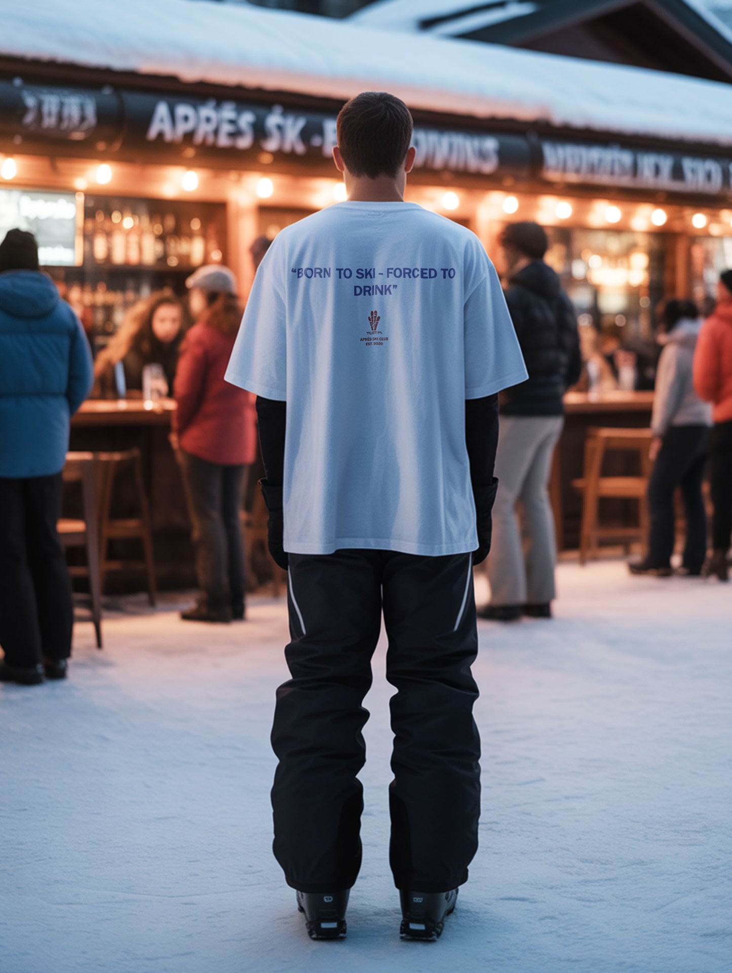 BORN TO SKI TEE